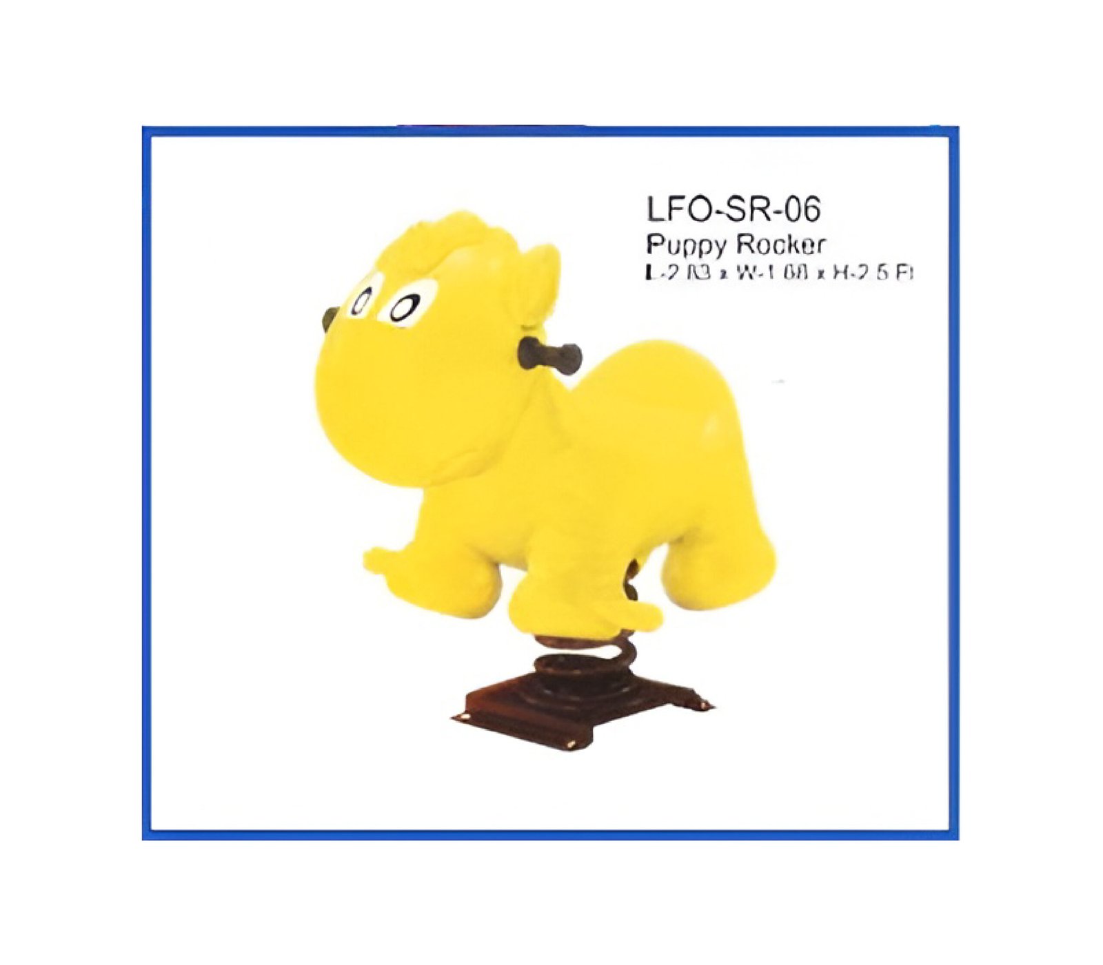 Puppy Rocker Playground Equipment for Kids