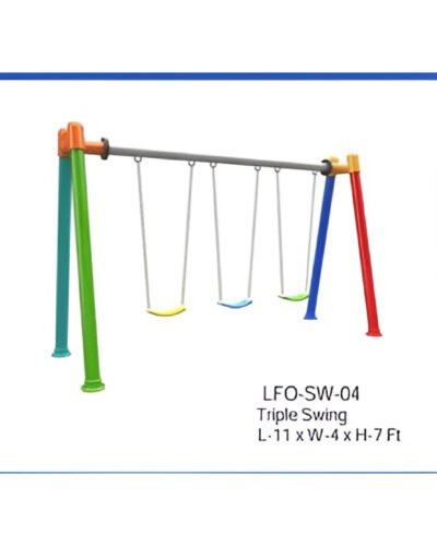 Triple Swing Playground Equipment