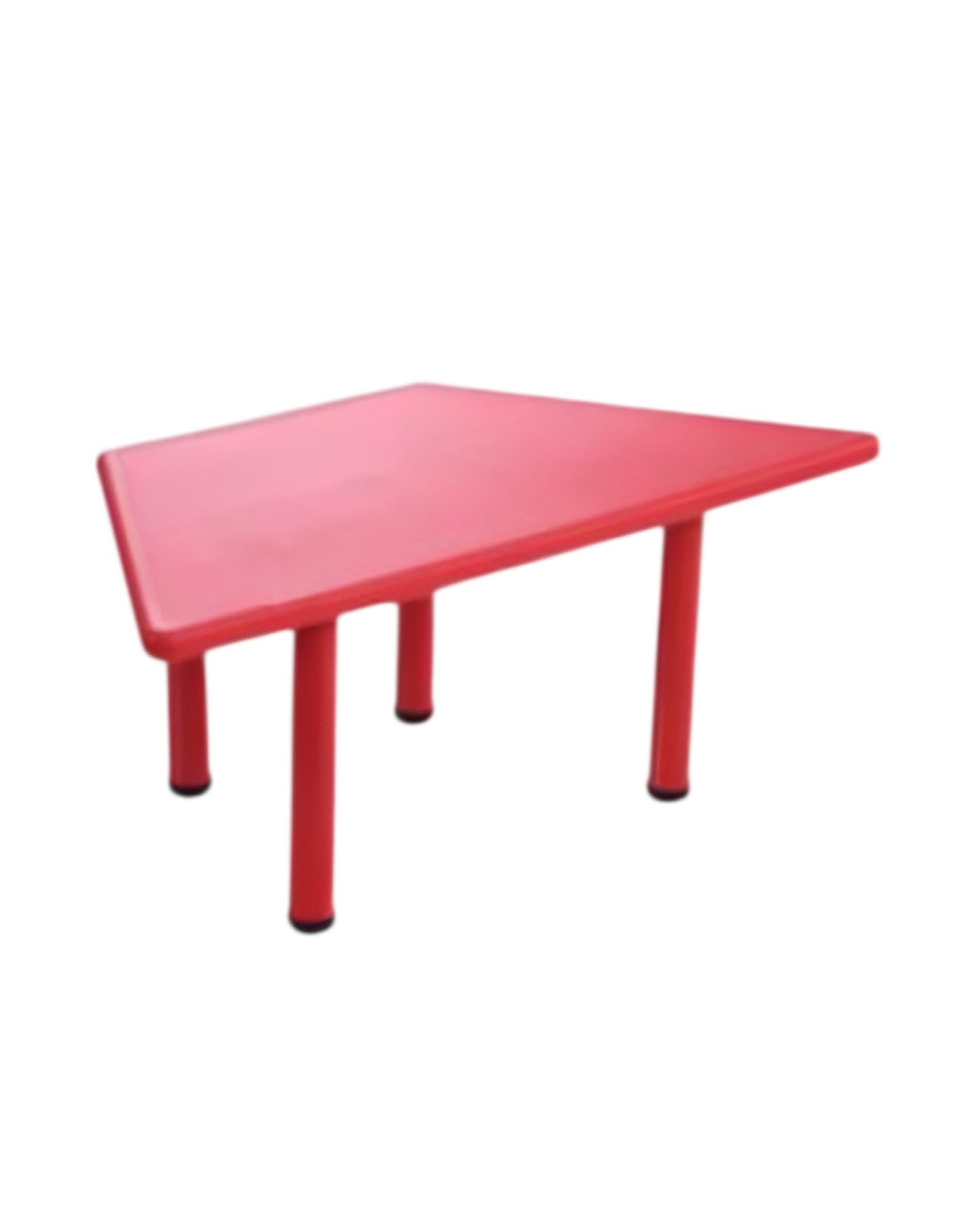 Trapezium Plastic Table