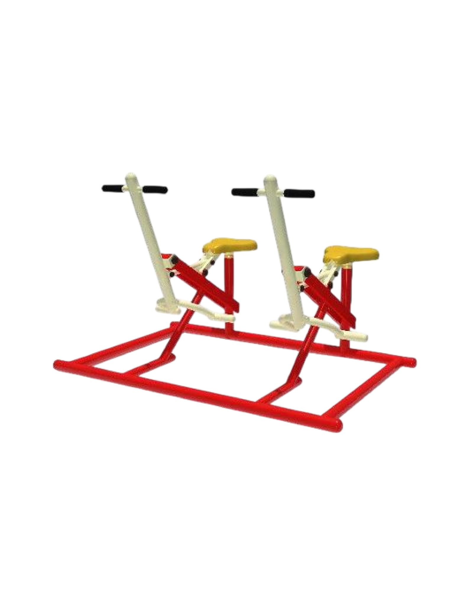 Double Horse Rider Outdoor Gym Equipment