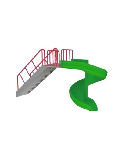 Spiral Small Slide Playground Equipment