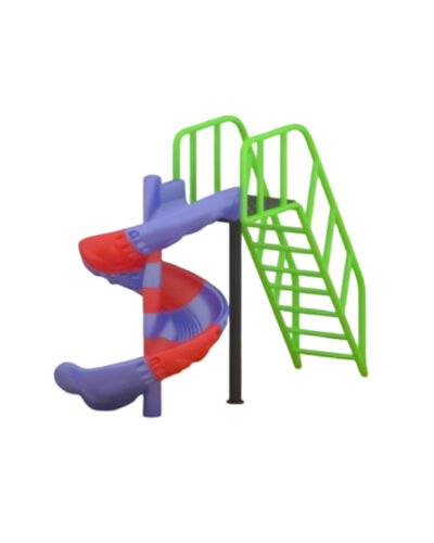 Spiral Slide 7ft Playground Equipment